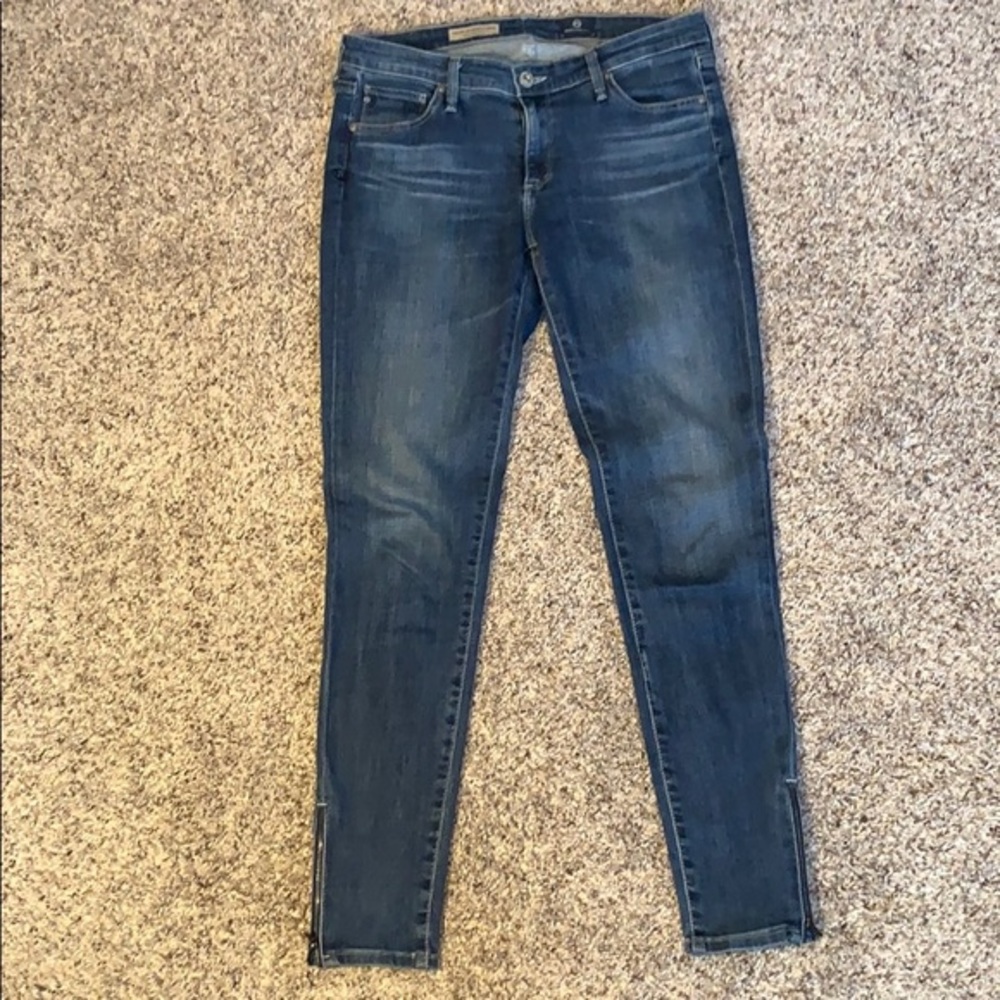 AG Adriano Goldschmied skinny ankle zip 28…